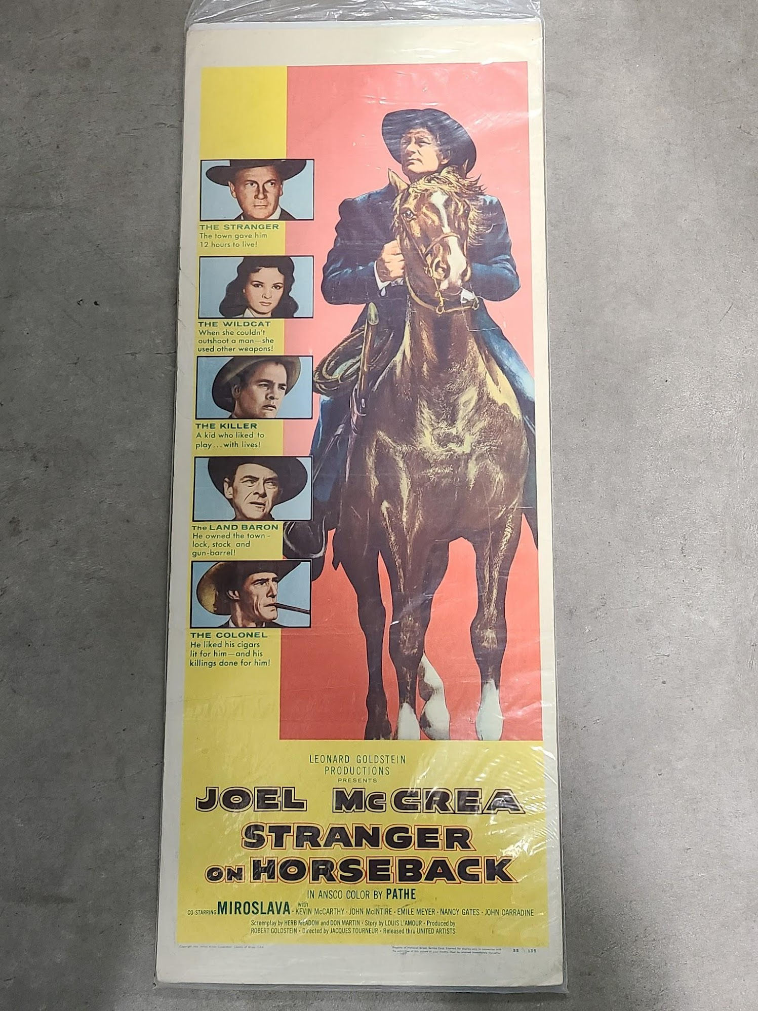 Stranger On Horseback 1955 Inserts