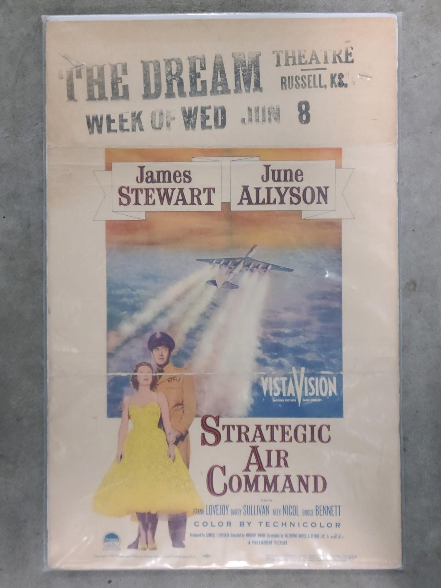 Strategic Air Command 1955 Window Cards