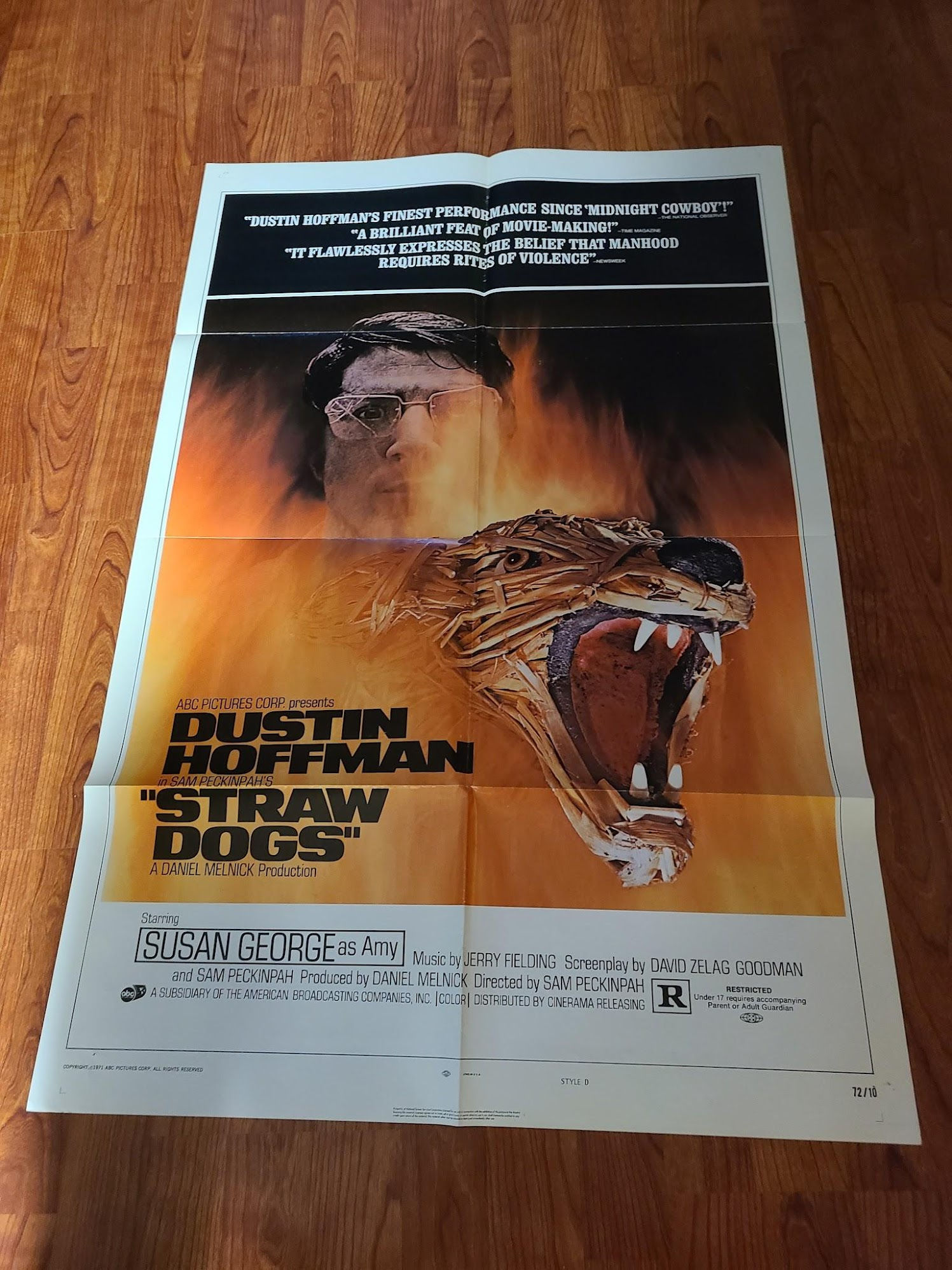 Straw Dogs 1972 1 Sheets/US
