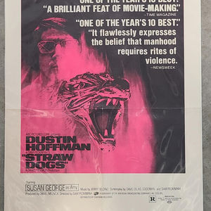 Straw Dogs 1971 Window Cards