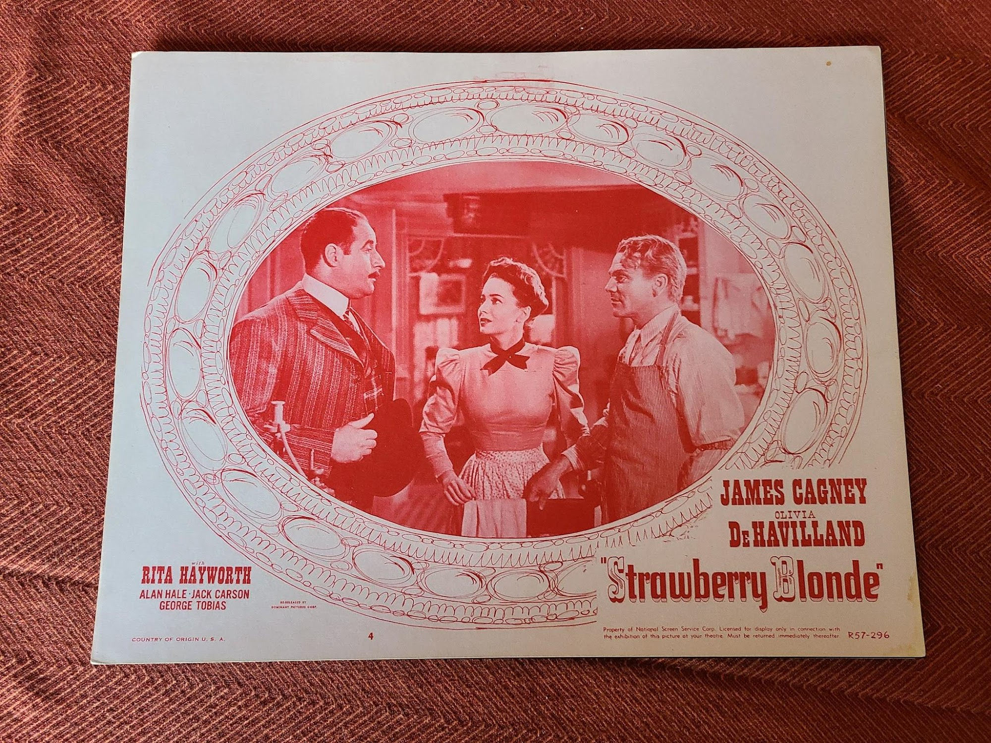 Strawberry Blonde 1941 General Lobby Cards