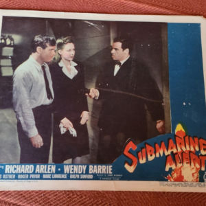 Submarine Alert 1943 General Lobby Cards