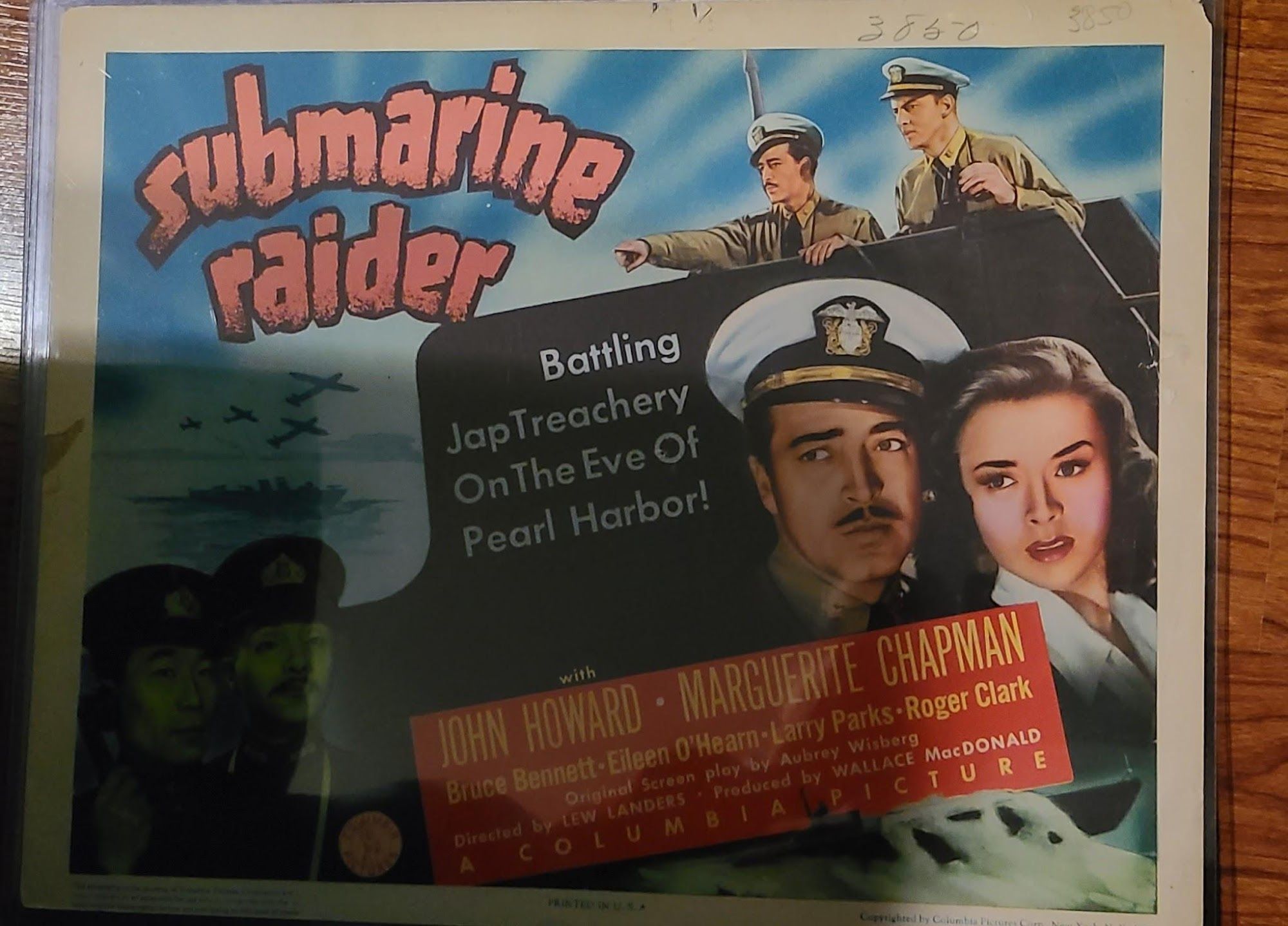 Submarine Raider 1942 Military/Aviation Lobby Cards