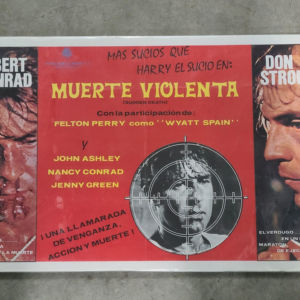 Sudden Death 1977 Mexican Lobby Cards