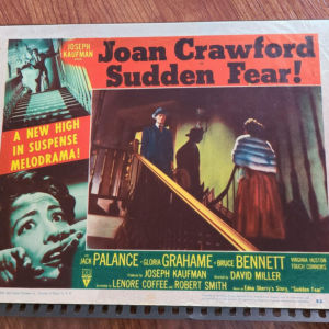 Sudden Fear 1952 General Lobby Cards
