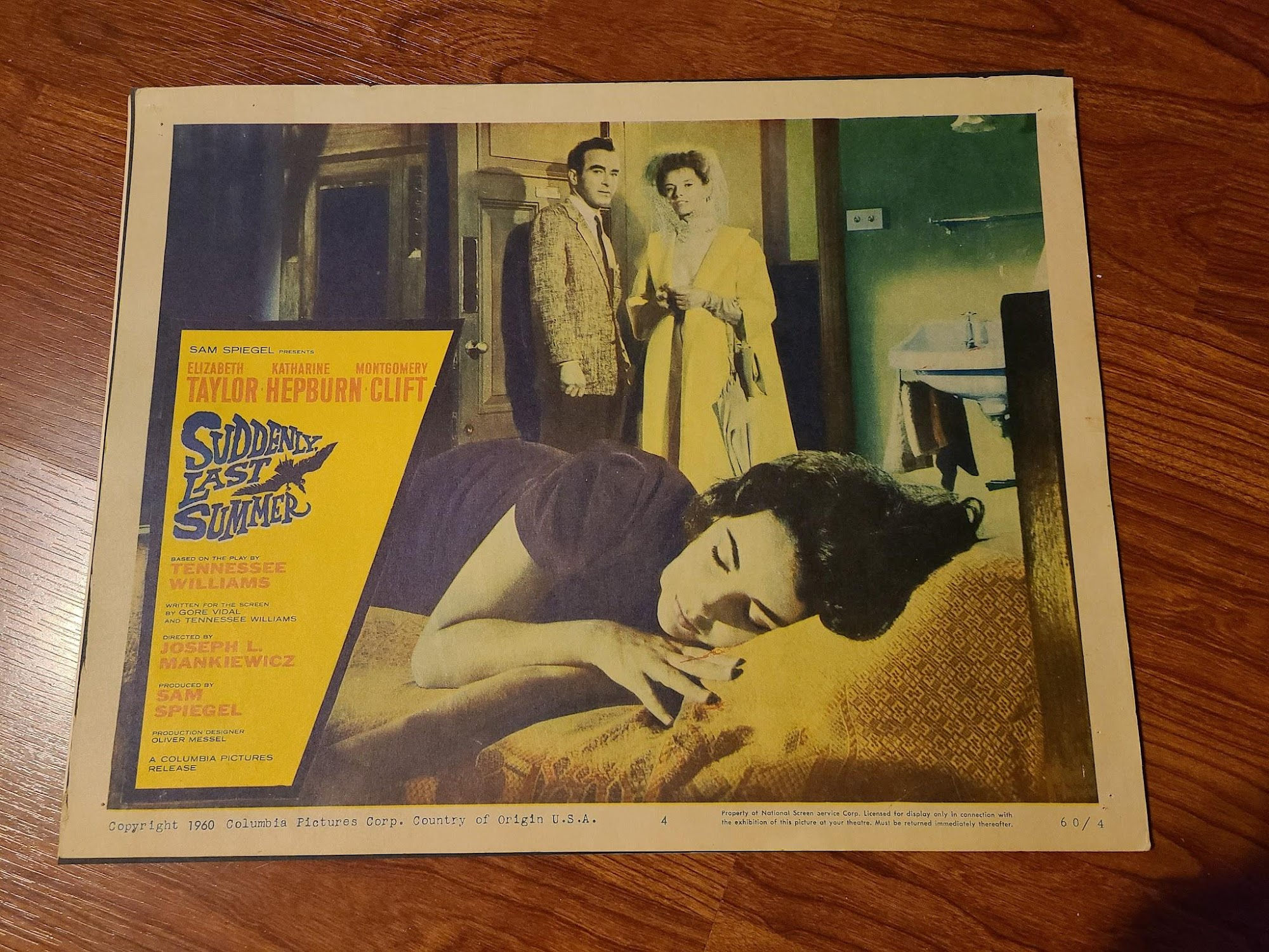 Suddenly Last Summer 1959 General Lobby Cards