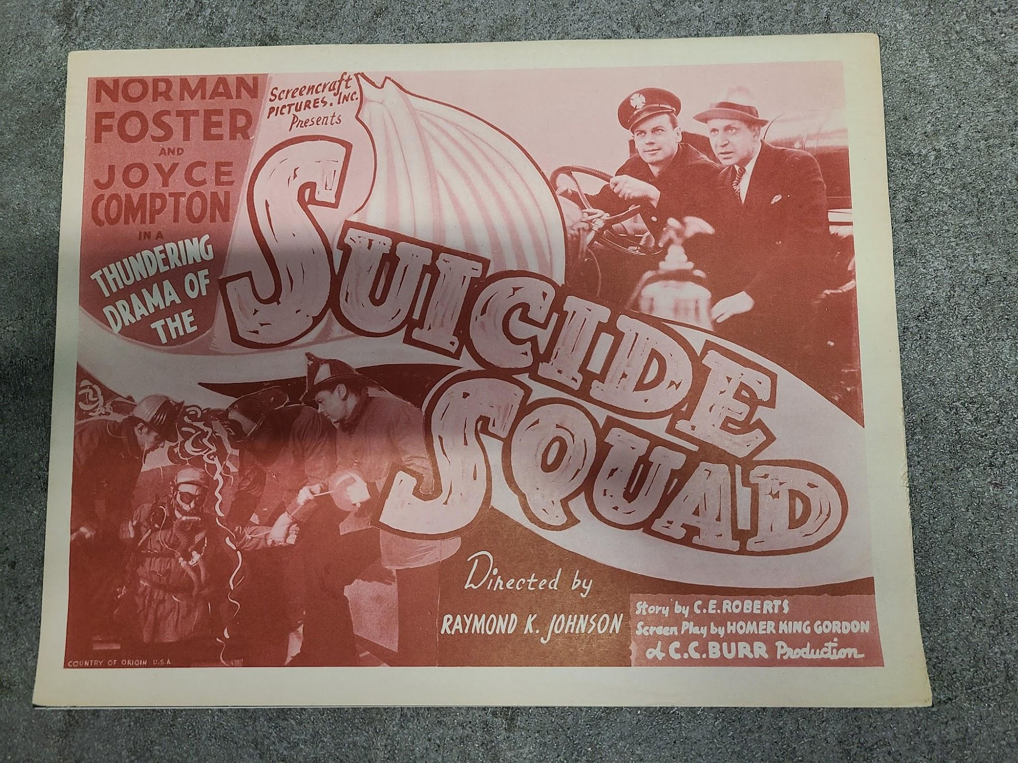 Suicide Squad 1935 Title Cards