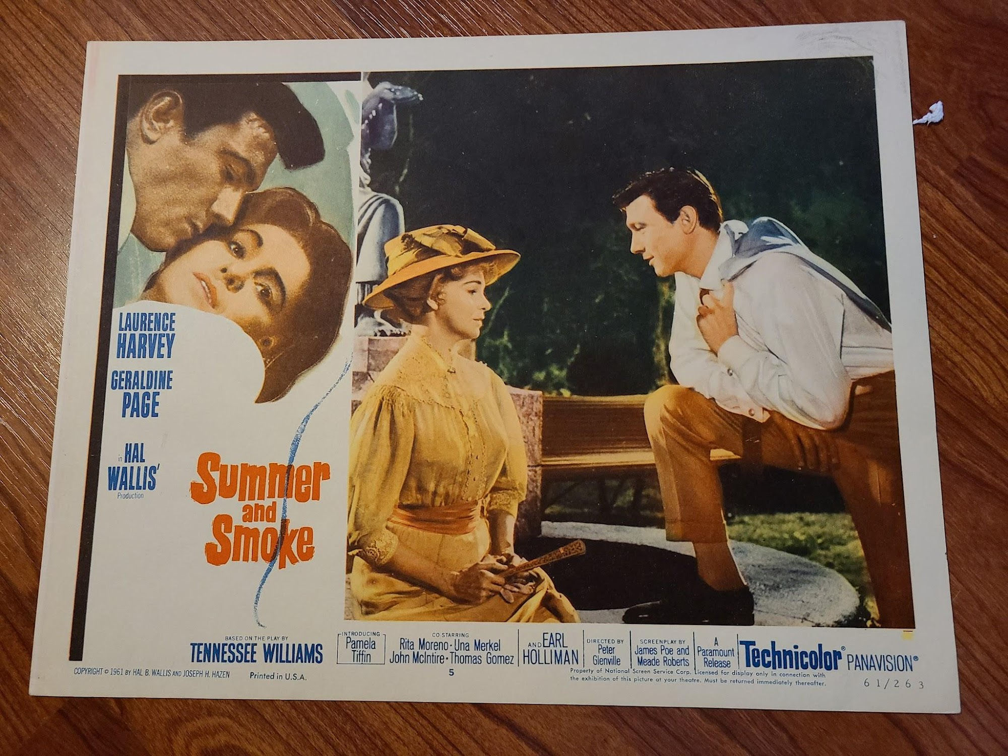 Summer And Smoke 1961 General Lobby Cards
