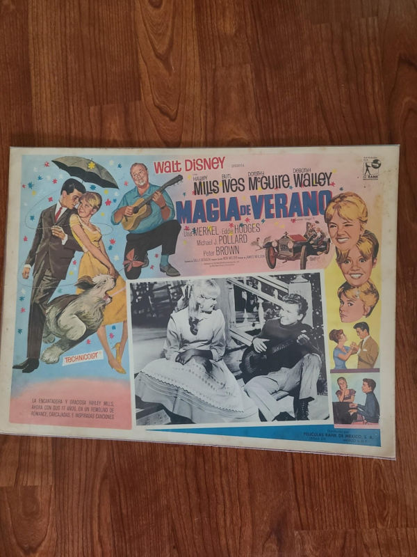 Summer Magic 1963 Mexican Lobby Cards