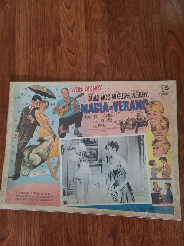 Summer Magic 1963 Mexican Lobby Cards