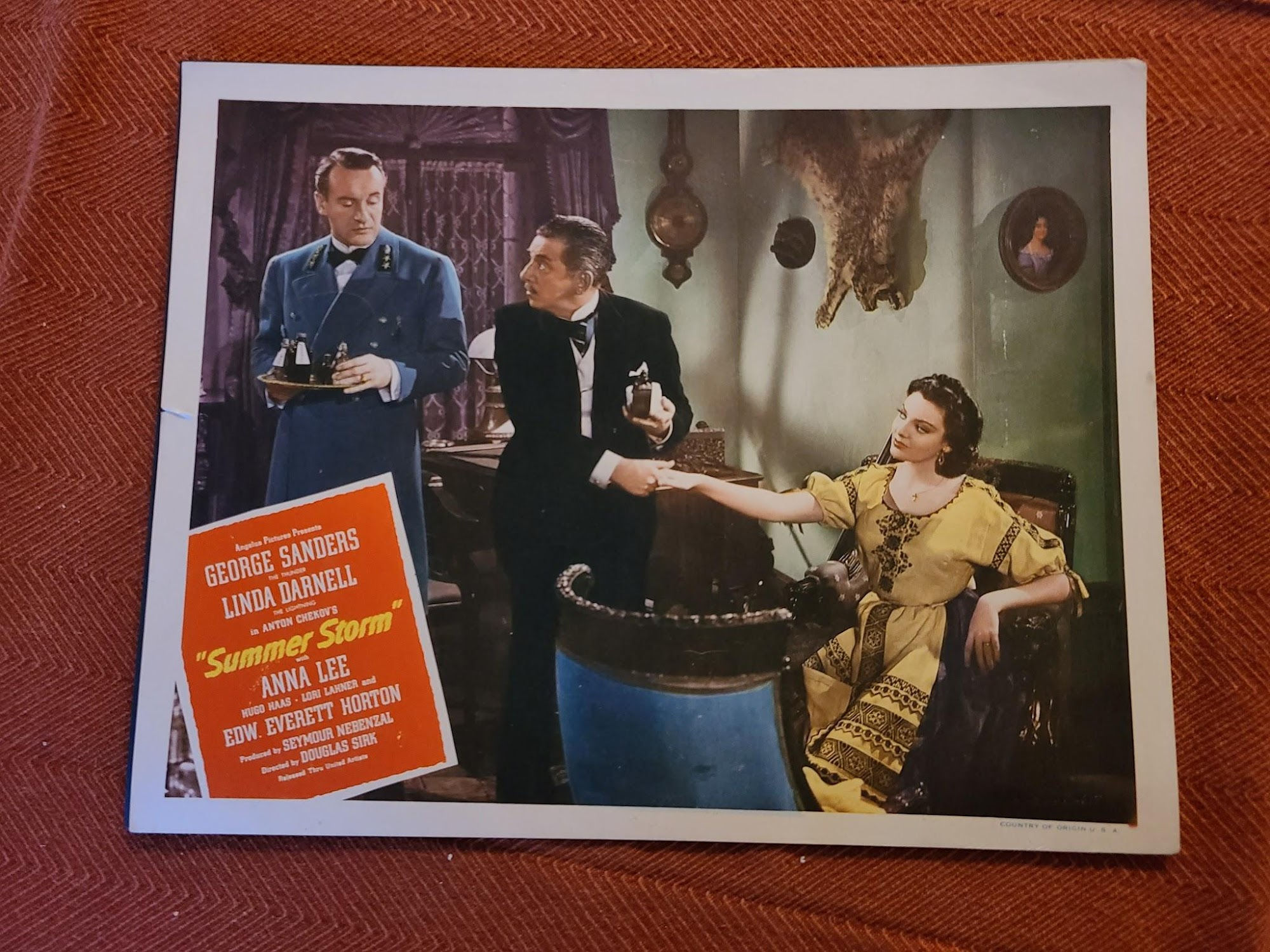 Summer Storm 1944 General Lobby Cards