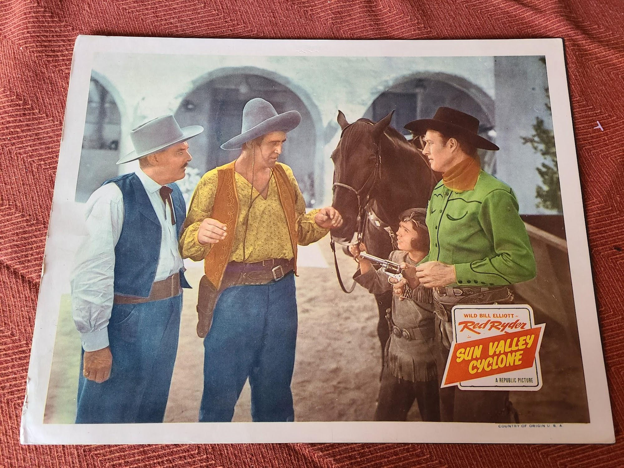 Sun Valley Cyclone 1946 Western Lobby Cards