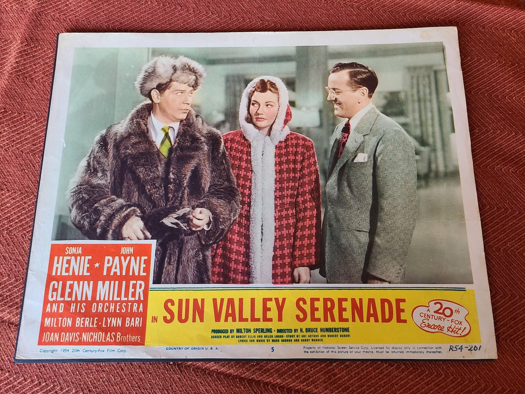 Sun Valley Serenade 1941 General Lobby Cards