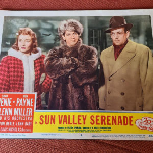 Sun Valley Serenade 1941 General Lobby Cards