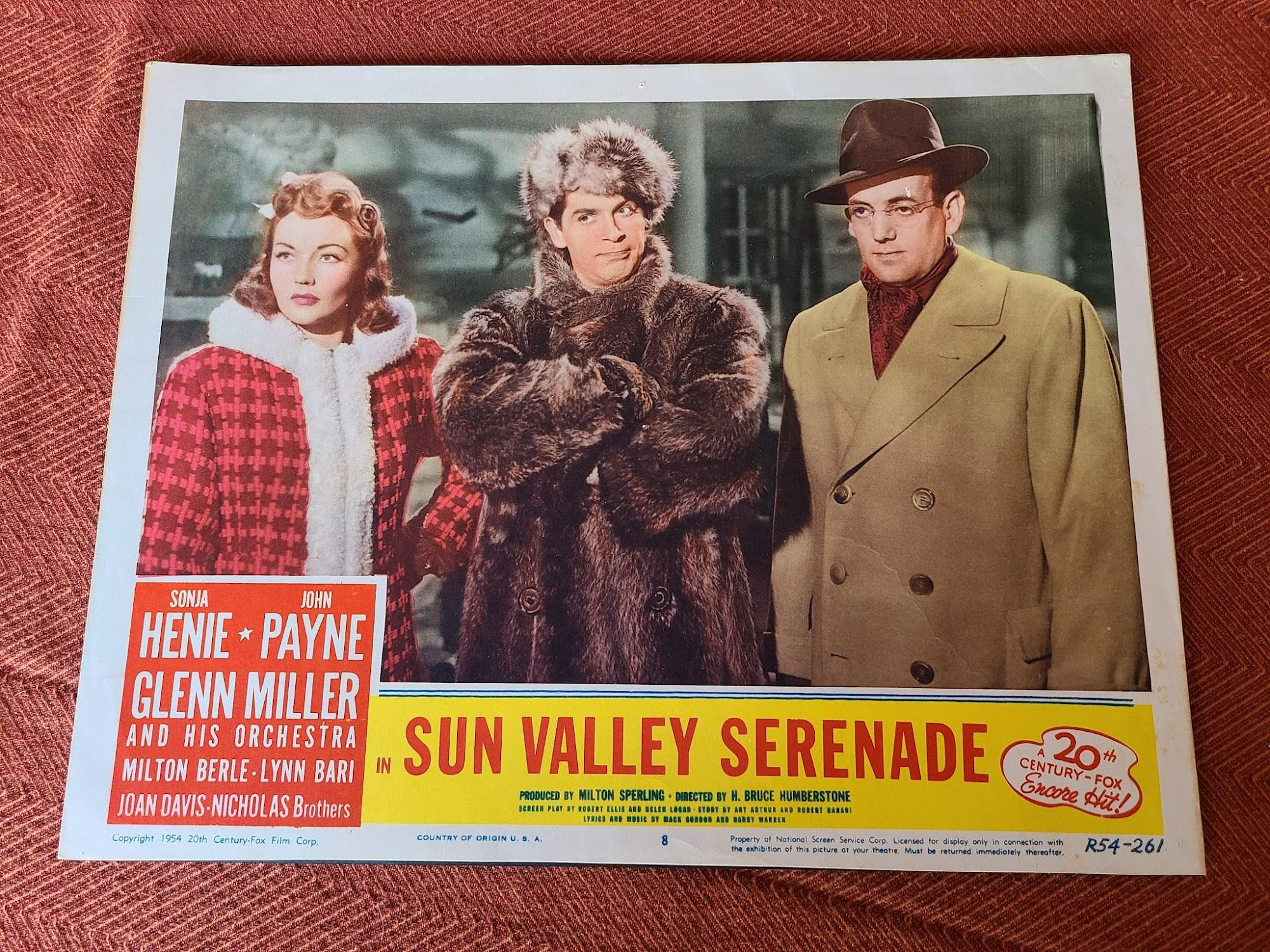 Sun Valley Serenade 1941 General Lobby Cards