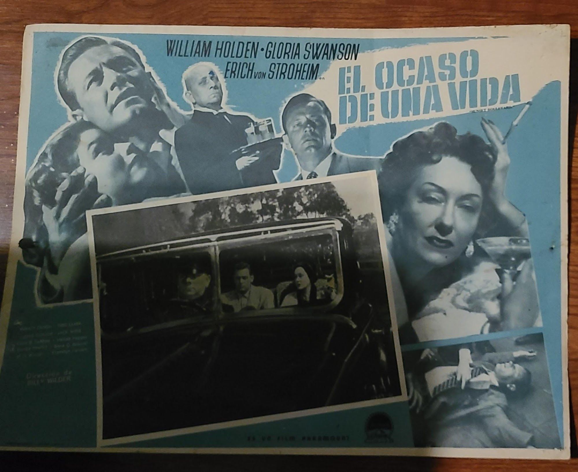 Sunset Boulevard 1950 Mexican Lobby Cards
