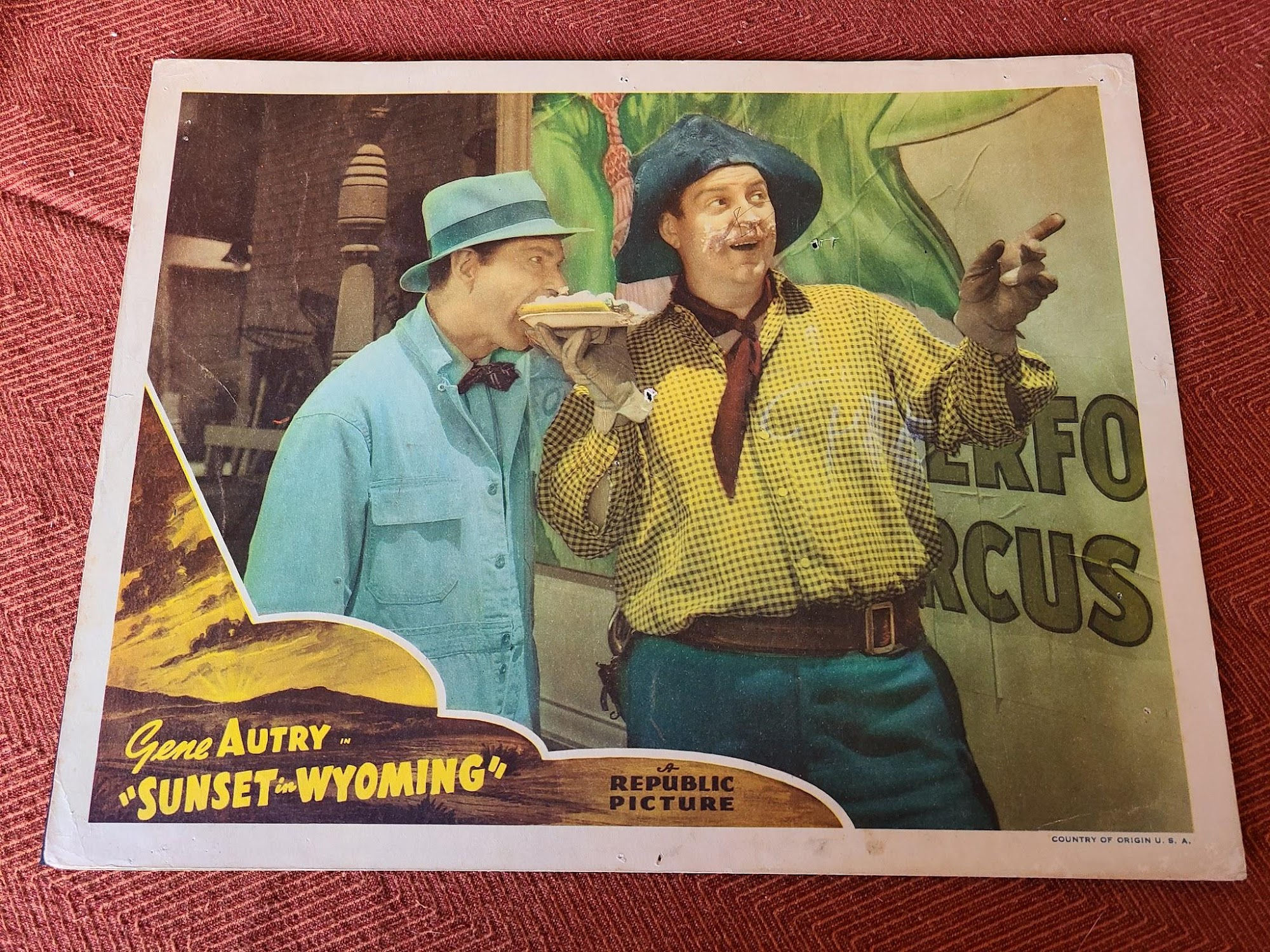 Sunset In Wyoming 1941 Western Lobby Cards