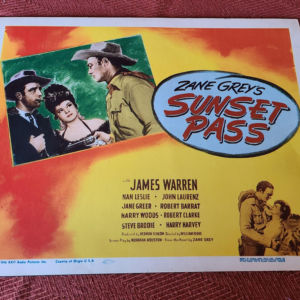 Sunset Pass 1946 Western Lobby Cards