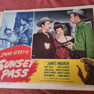 Sunset Pass 1946 Western Lobby Cards