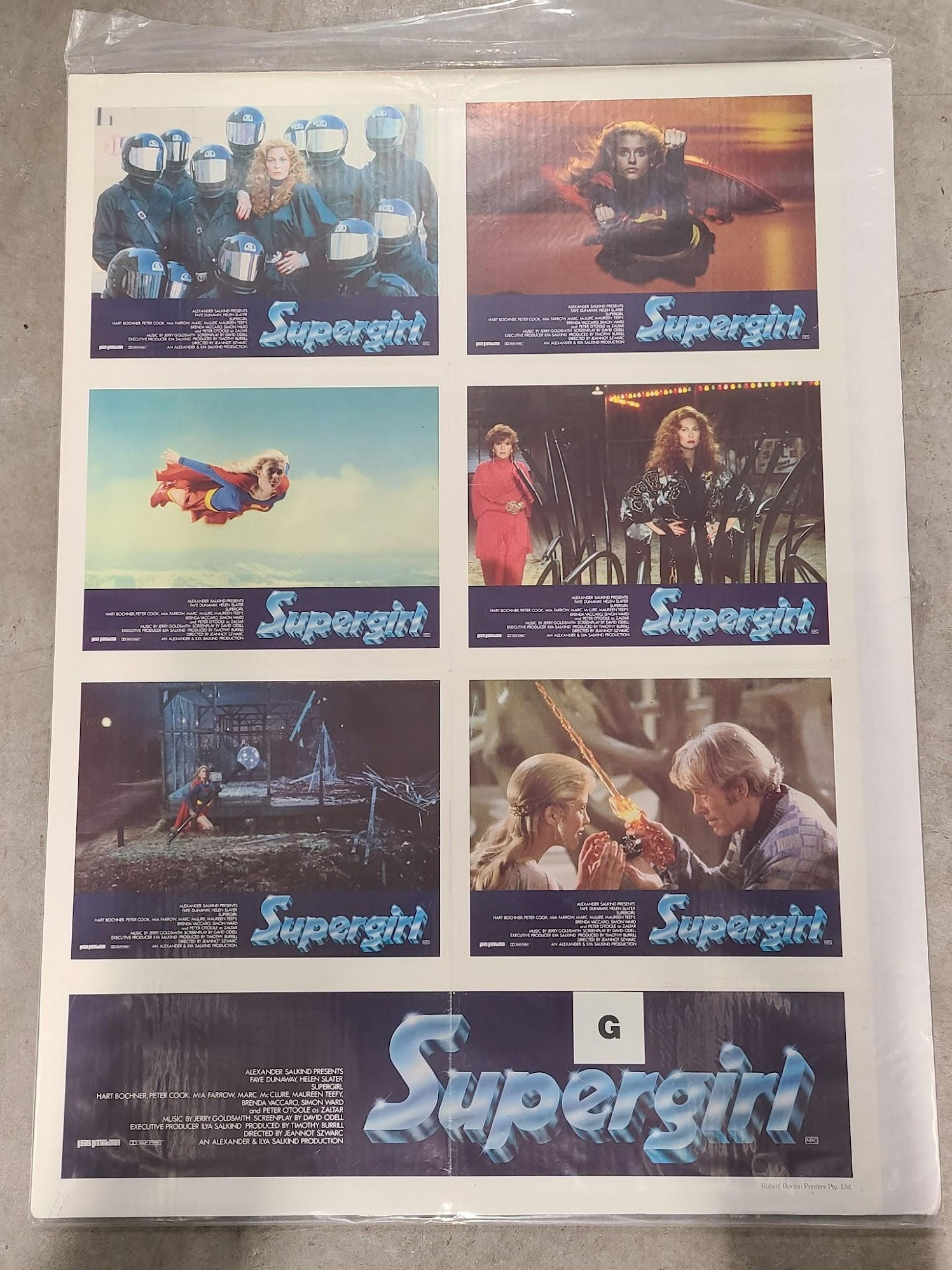 Supergirl 1984 1 Sheets/US