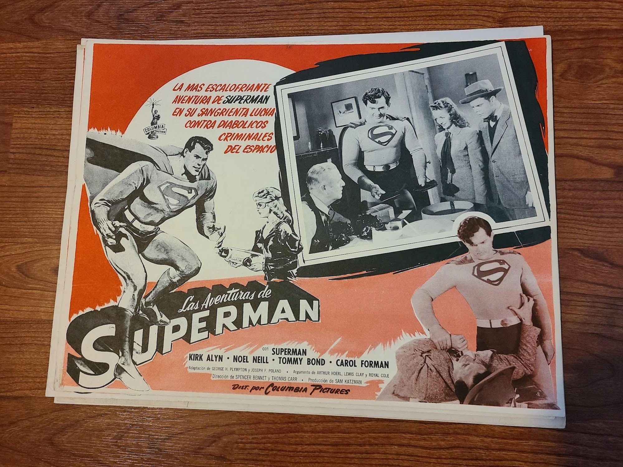 Superman 1948 Mexican Lobby Cards