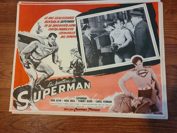 Superman 1948 Mexican Lobby Cards
