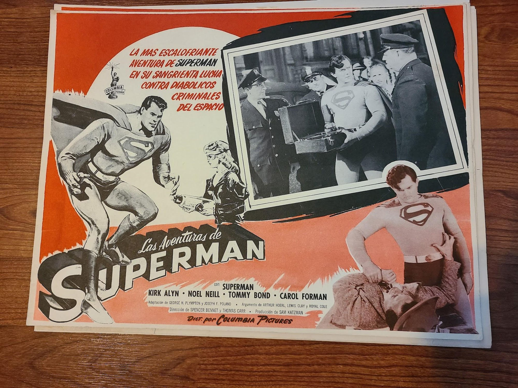 Superman 1948 Mexican Lobby Cards