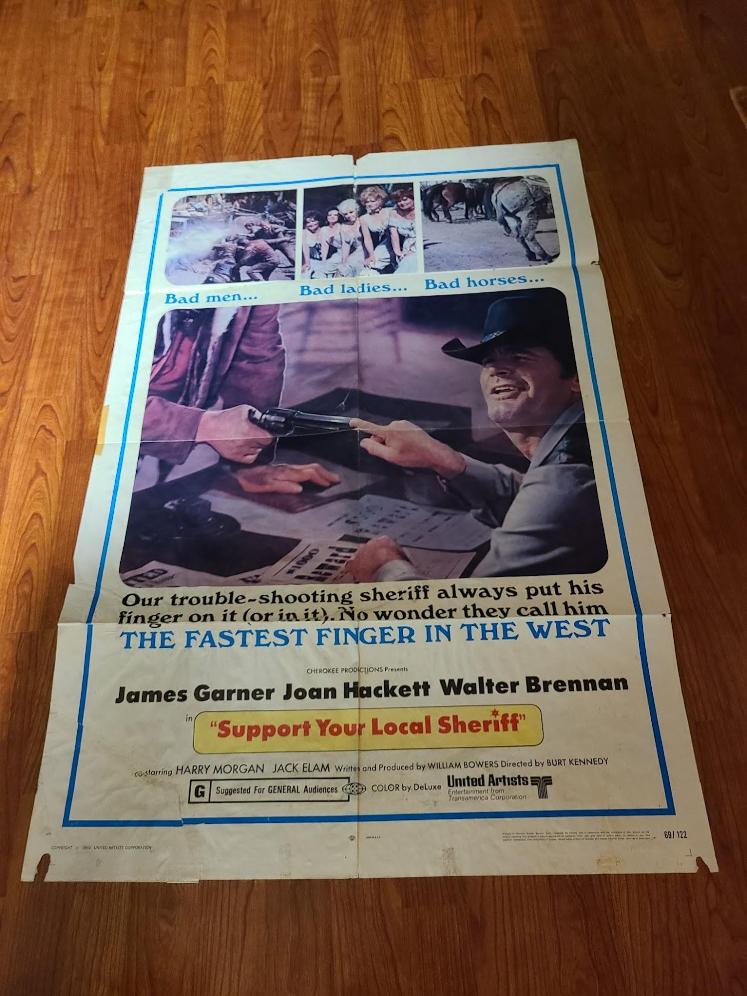 Support Your Local Sheriff 1969 1 Sheets/US