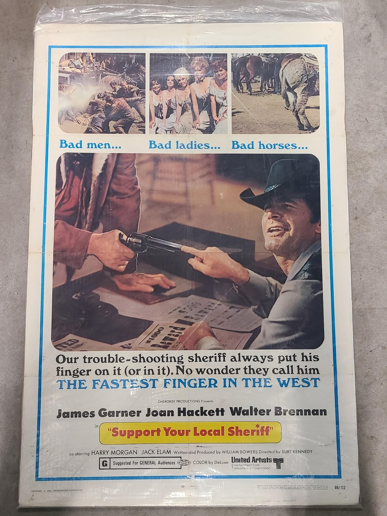 Support Your Local Sheriff 1969 1 Sheets/US