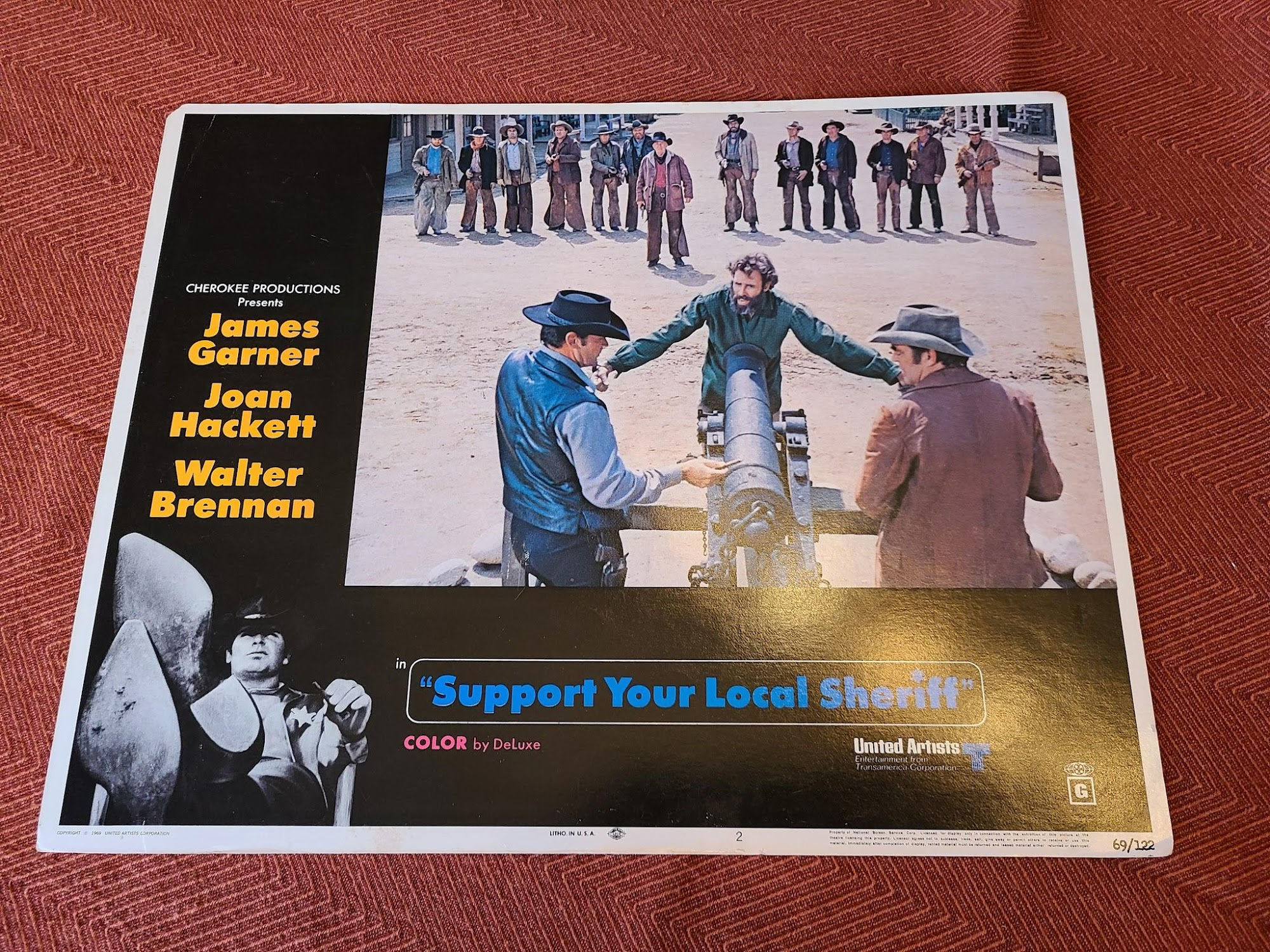Support Your Local Sheriff 1969 Western Lobby Cards
