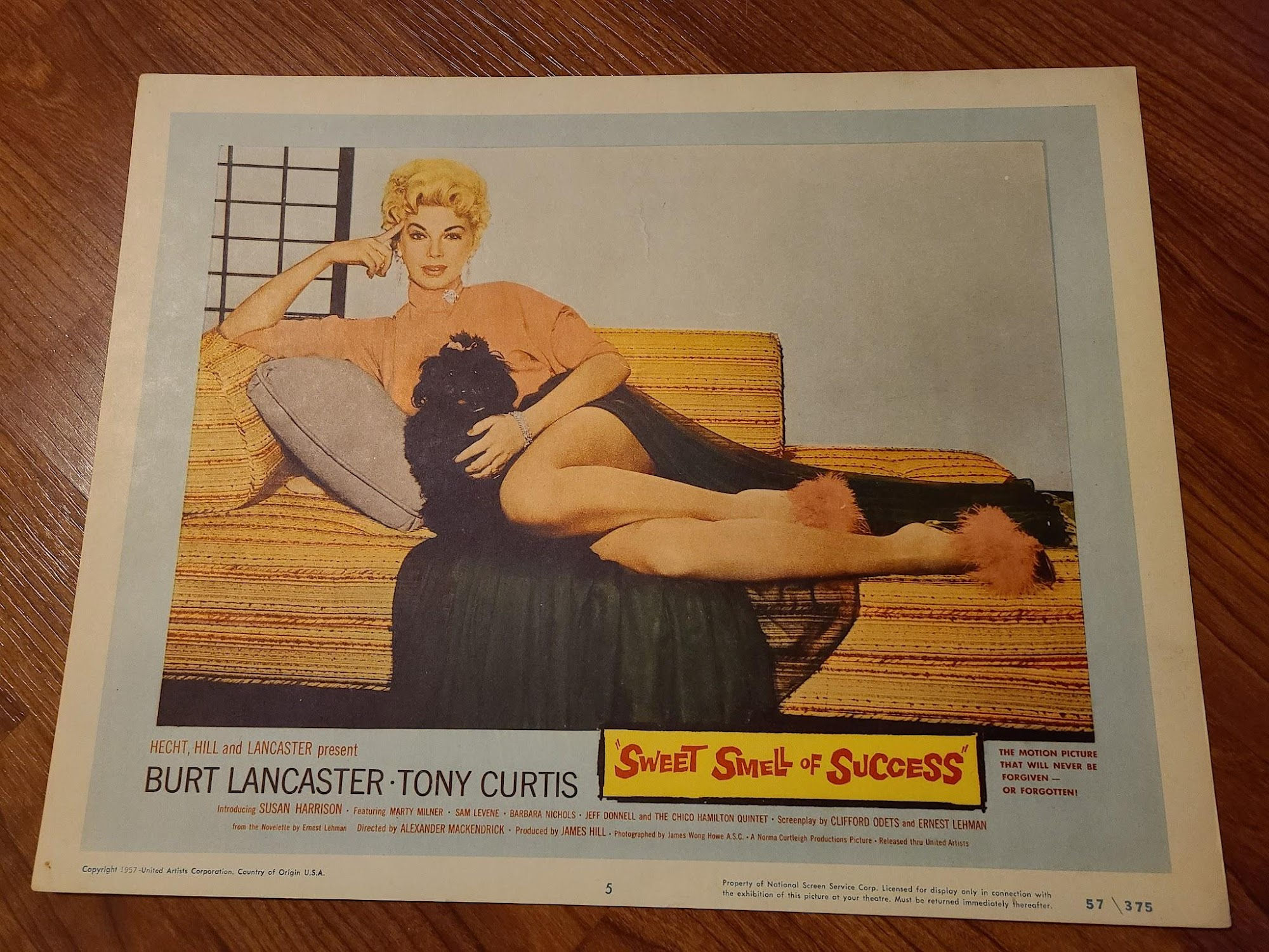Sweet Smell Of Success 1957 General Lobby Cards