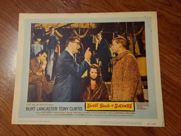 Sweet Smell Of Success 1957 General Lobby Cards