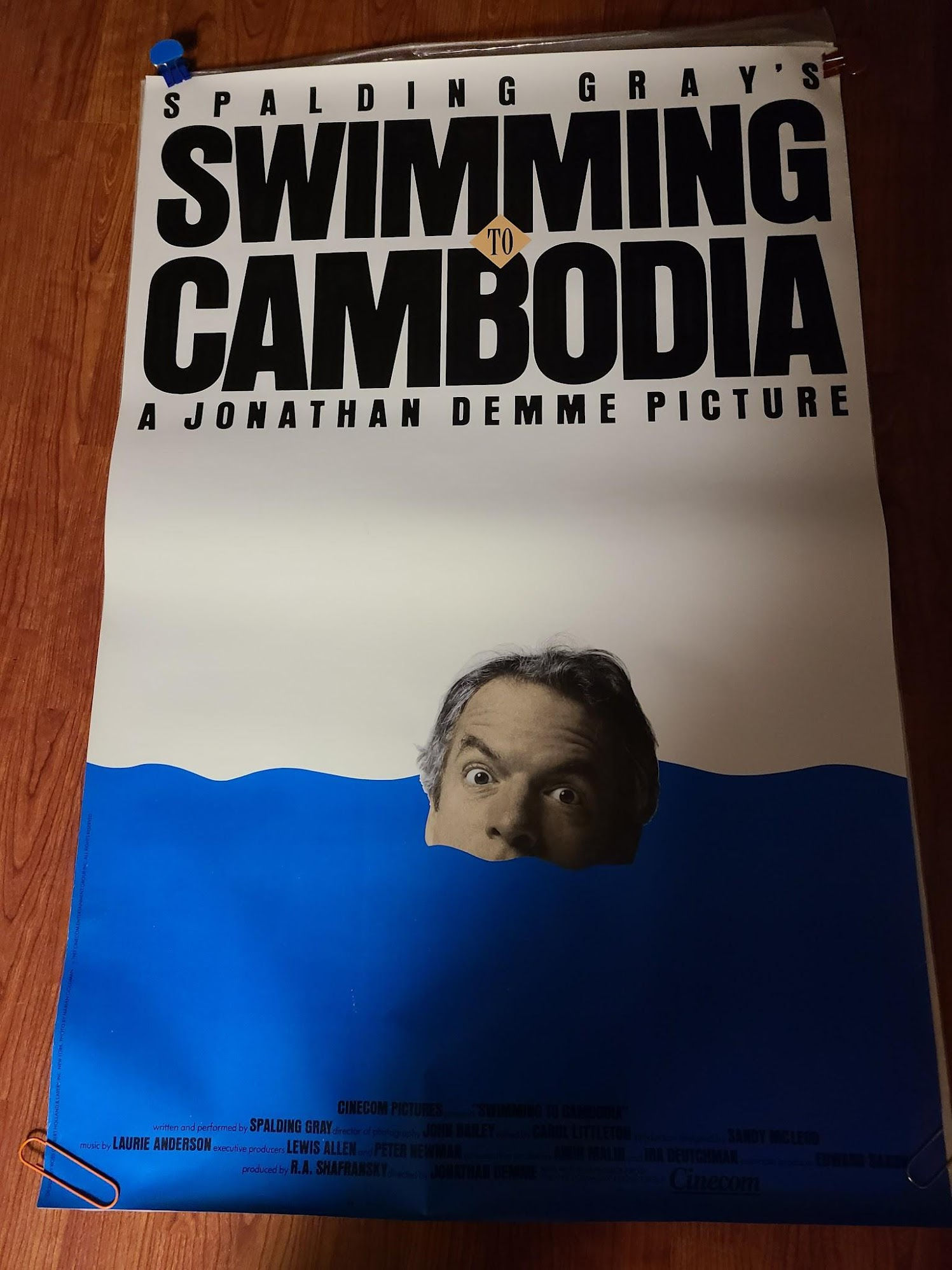 Swimming To Cambodia 1987 1 Sheets/US