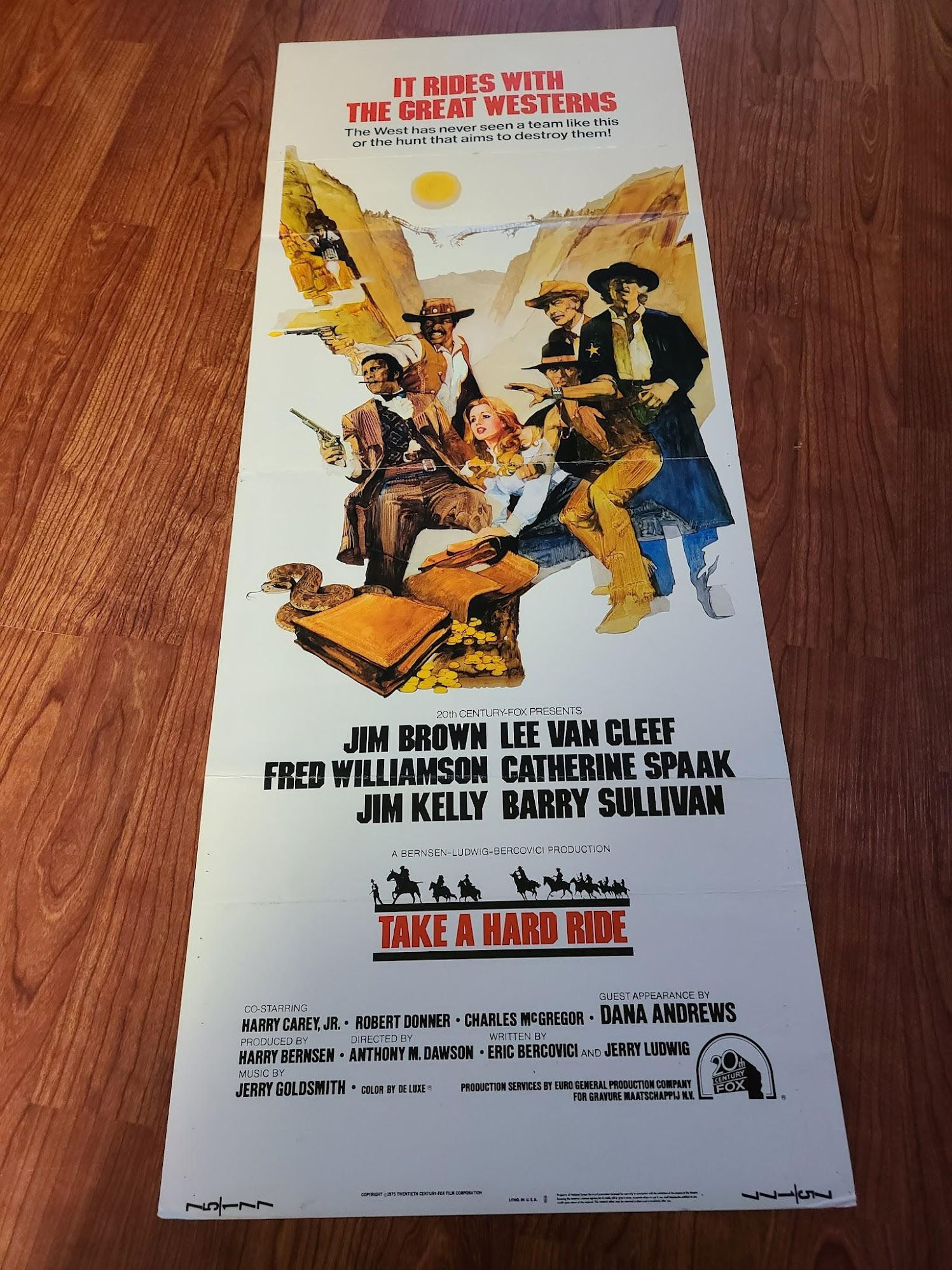 Take A Hard Ride 1975 Inserts