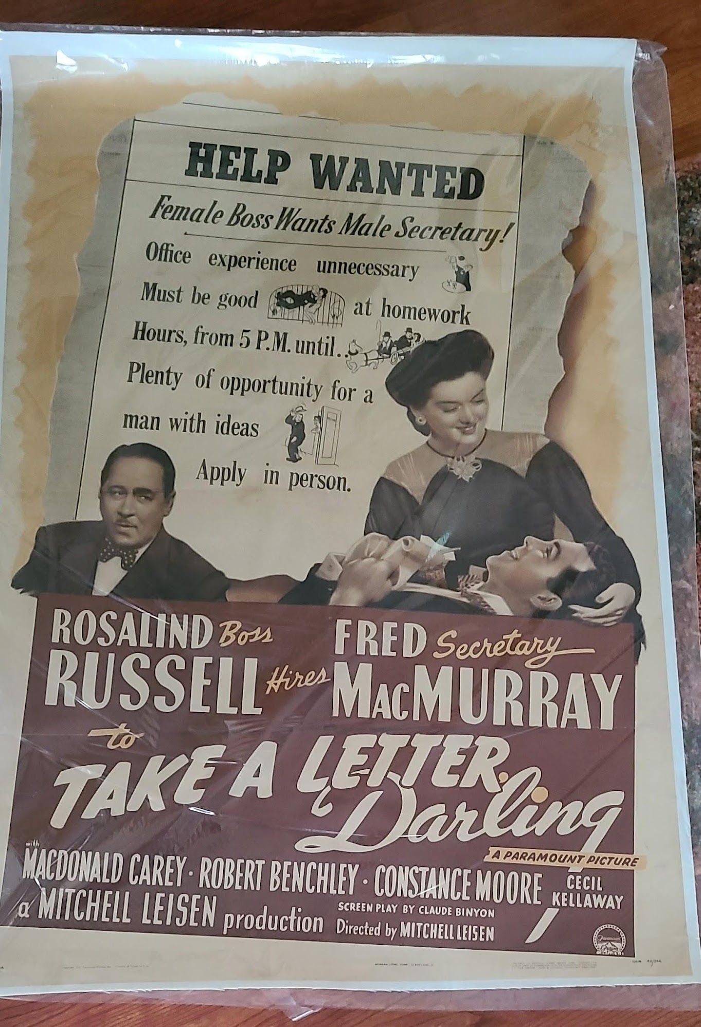 Take A Letter Darling 1942 1 Sheets/US
