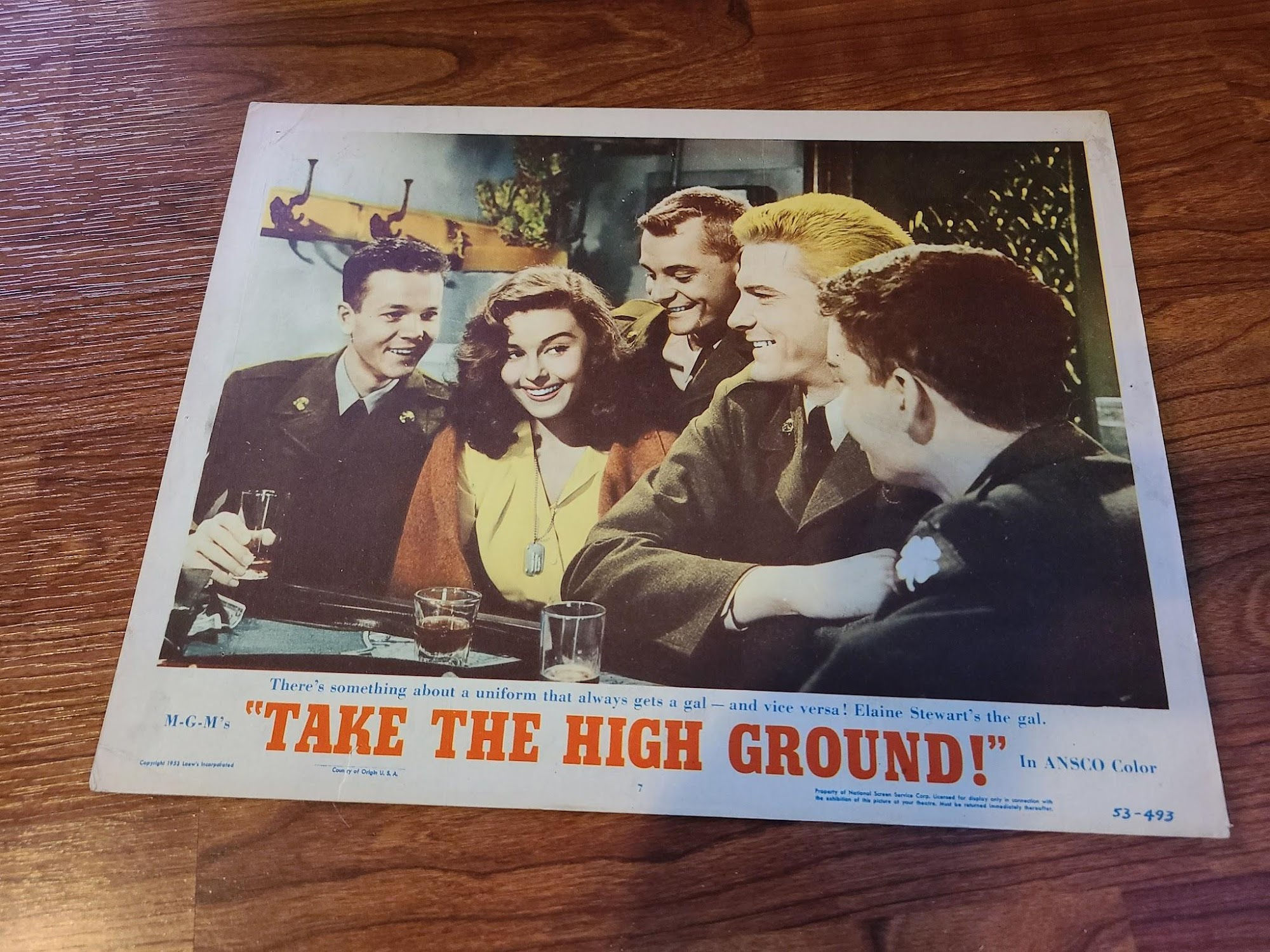 Take The High Ground 1953 Military/Aviation Lobby Cards