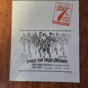 Take The High Ground 1953 Press Books