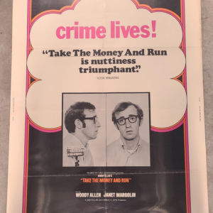 Take The Money And Run 1969 UK/US 30x40