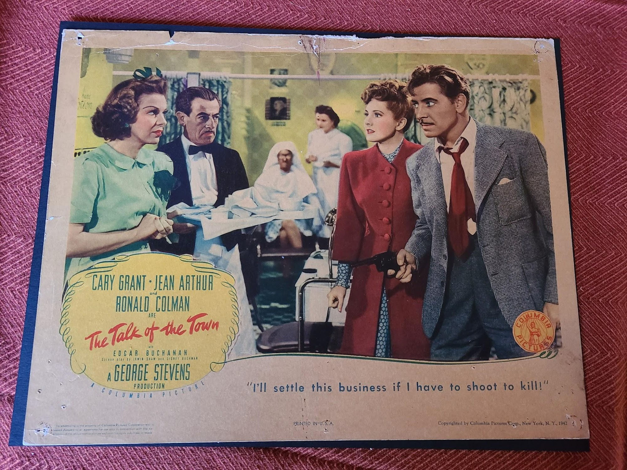 Talk Of The Town 1942 General Lobby Cards