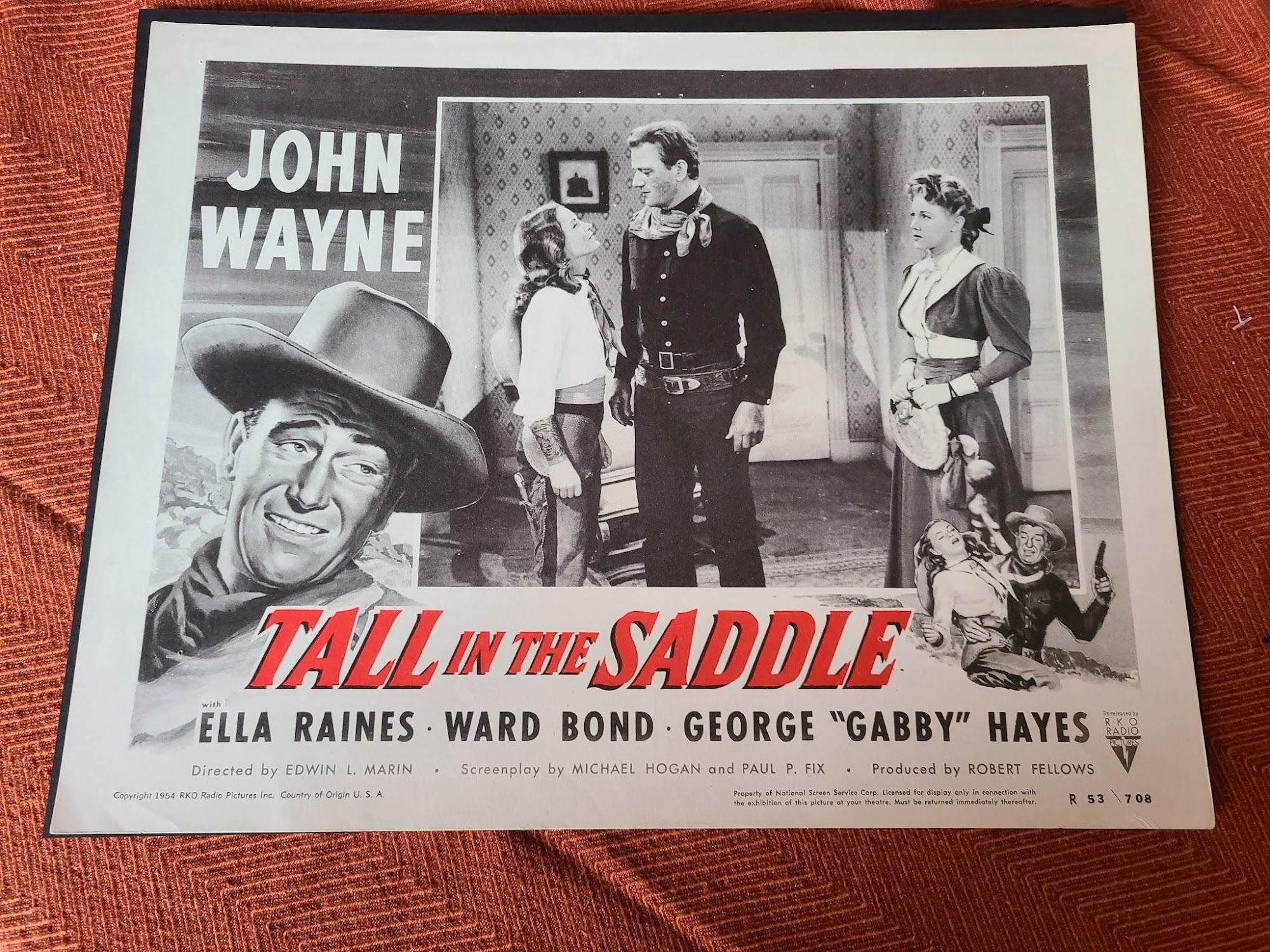 Tall In The Saddle 1944 Western Lobby Cards
