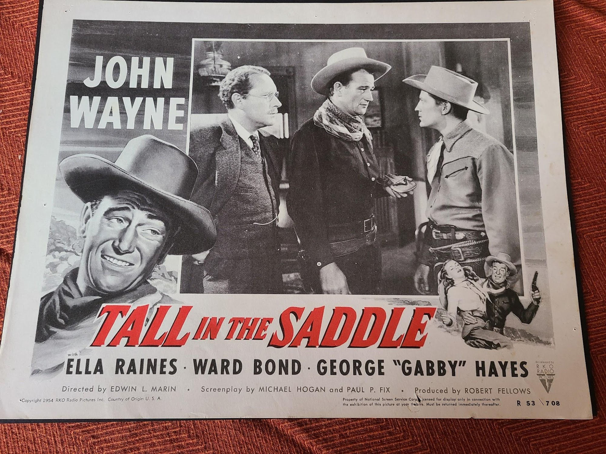 Tall In The Saddle 1944 Western Lobby Cards