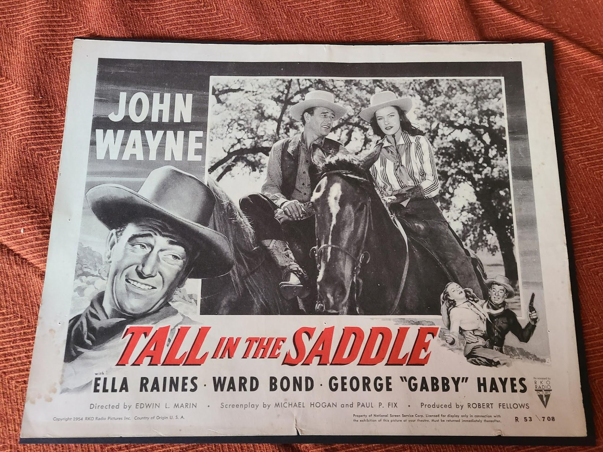 Tall In The Saddle 1944 Western Lobby Cards