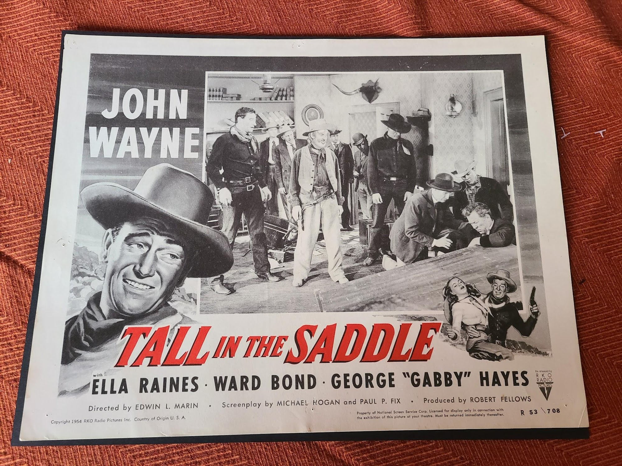 Tall In The Saddle 1944 Western Lobby Cards