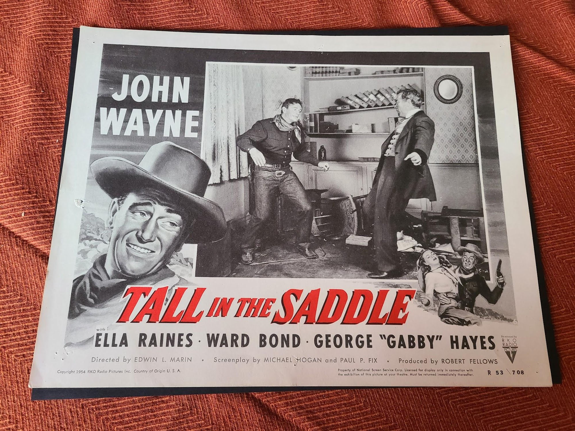 Tall In The Saddle 1944 Western Lobby Cards