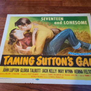 Taming The Sutton Girl 1957 Title Cards