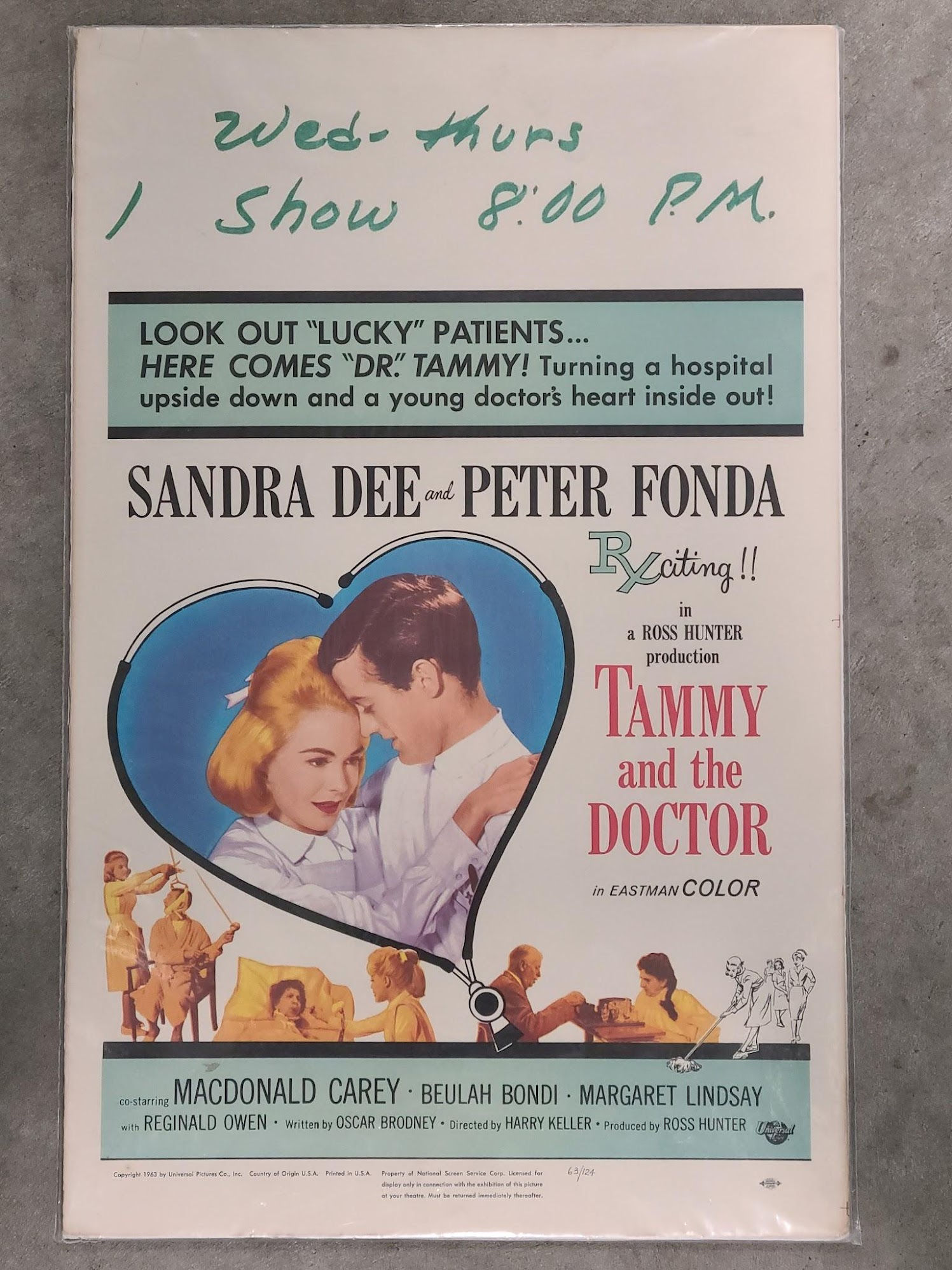 Tammy And The Doctor 1963 Window Cards
