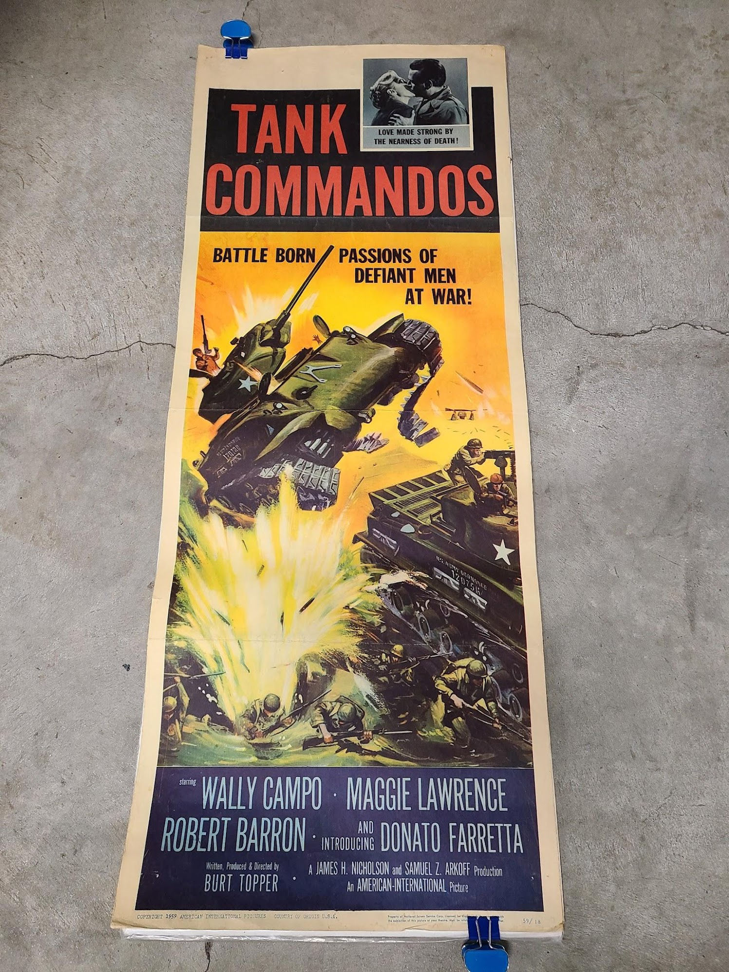 Tank Commandos 1958 Inserts
