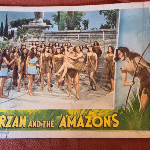 Tarzan And The Amazons 1945 General Lobby Cards