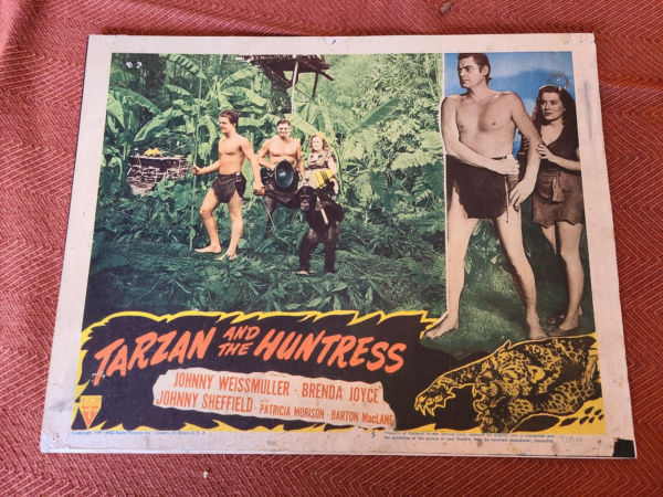 Tarzan And The Huntress 1947 General Lobby Cards