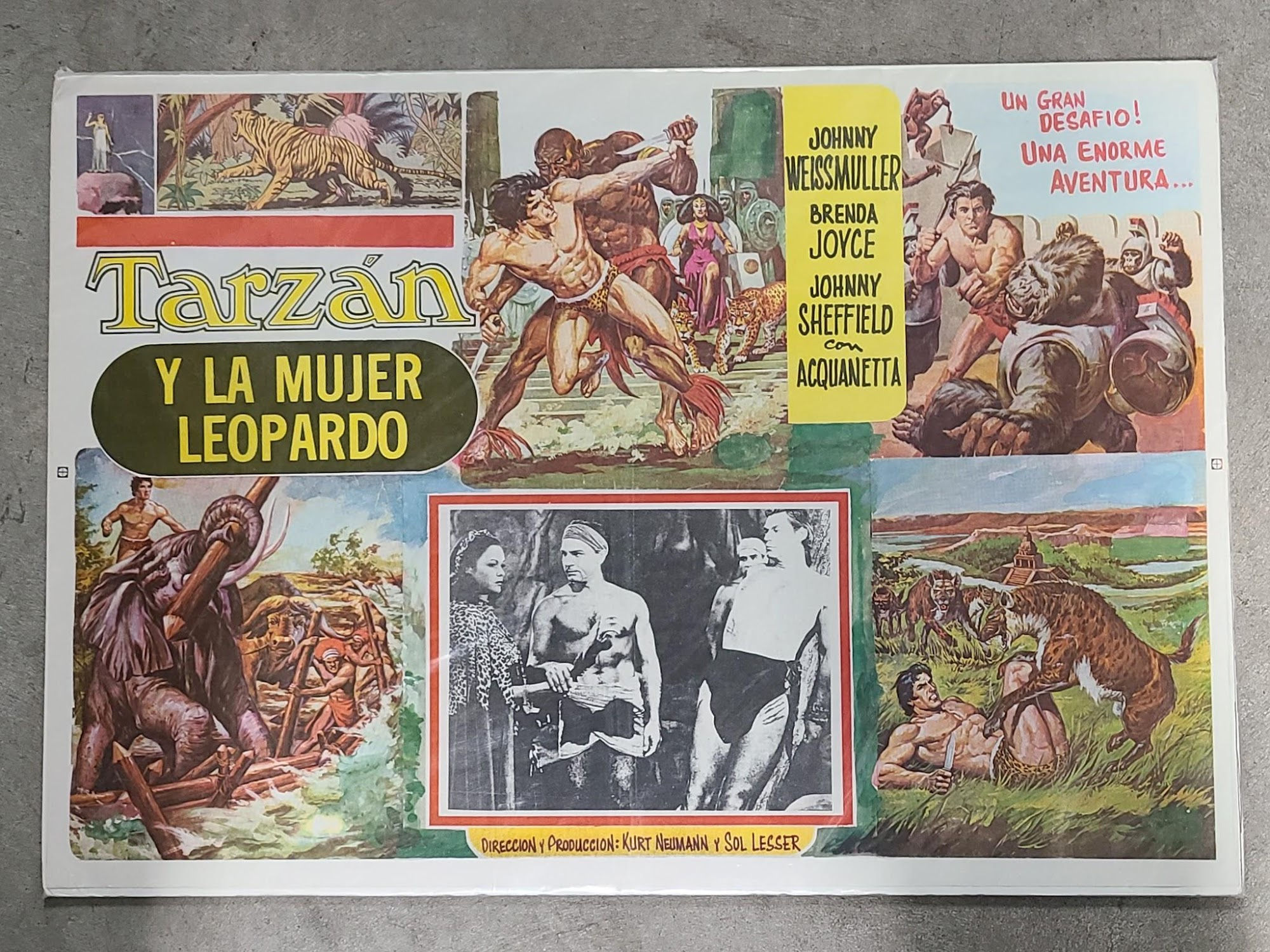 Tarzan & The Leopard Woman 1946 Mexican Lobby Cards